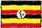 Flag of Uganda handwritten image