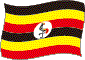 Flag of Uganda flickering image