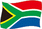 Flag of South Africa flickering image