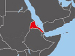 Placering af Eritrea
