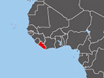 Location of Liberia