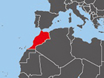 Location of Morocco