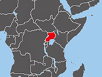 Location of Uganda