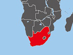 Location of South Africa