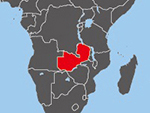 Location of Zambia