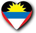 Flag af Antigua og Barbuda billede [Heart1]