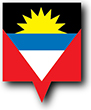 Flag af Antigua og Barbuda billede [Pin]