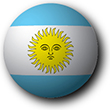 Argentinas flag billede [halvkugle]