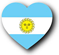 Billede af Argentinas flag [Heart1]