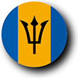 Flag af Barbados billede [Knap]