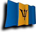 Flag af Barbados billede [Wave]