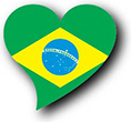 Flag of Brazil image [Heart2]