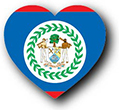 Billede af Belizes flag [Heart1]