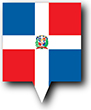 Flag of Dominican Republic image [Pin]