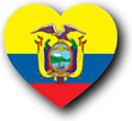 Flag of Ecuador image [Heart1]