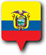 Flag of Ecuador image [Round pin]