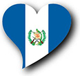 Flag of Guatemala image [Heart2]