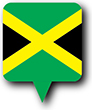 Flag of Jamaica image [Round pin]