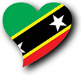 Flag of Saint Christopher and Nevis image [Heart2]