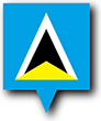 Flag of Saint Lucia image [Pin]