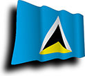 Flag of Saint Lucia image [Wave]