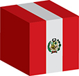 Flag of Peru image [Cube]