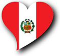Flag of Peru image [Heart2]