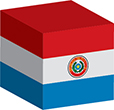 Flag of Paraguay image [Cube]