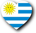 Flag of Uruguay image [Heart1]