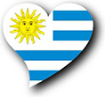 Flag of Uruguay image [Heart2]