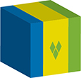 Flag of Saint Vincent and the Grenadines image [Cube]