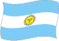 Flag of Argentina flickering image