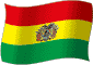 Flag of Bolivia flickering gradation image