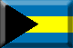 Bahamas flag præger billede