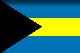 Flag af Bahama drop skygge billede