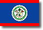 Belize flag skyggebillede
