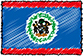 Belizes flag håndskrevet billede