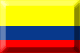 Flag of Colombia emboss image