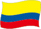 Flag of Colombia flickering image