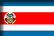Flag of Costa Rica drop shadow image