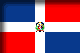 Flag of Dominican Republic drop shadow image