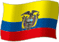Flag of Ecuador flickering gradation image