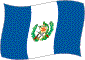 Flag of Guatemala flickering image