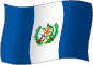 Flag of Guatemala flickering gradation image