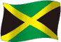Flag of Jamaica flickering gradation image