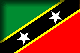 Flag of Saint Christopher and Nevis drop shadow image
