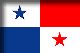 Flag of Panama drop shadow image