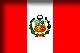 Flag of Peru drop shadow image