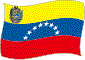 Flag of Venezuela flickering image