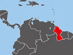 Location of Guyana